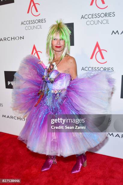 Betsey Johnson attends 21st Annual Ace Awards at Cipriani 42nd Street on August 7, 2017 in New York City.