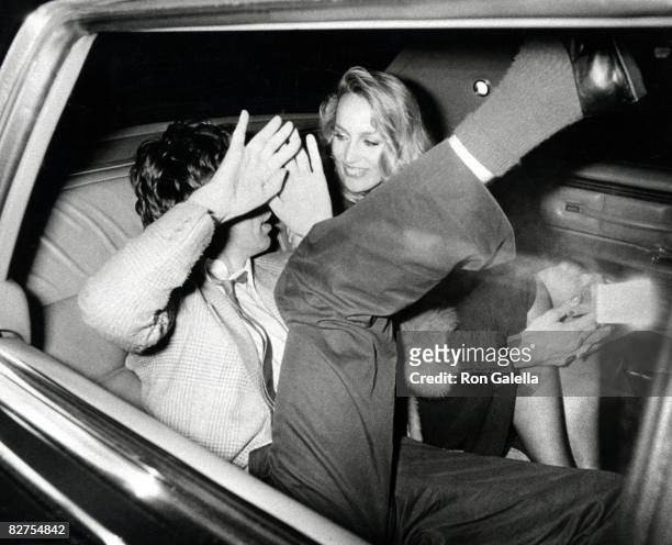 Mick Jagger and Jerry Hall, New York City, late 1970s