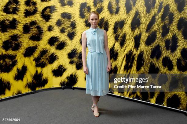 Actress Susanne Wuest poses during the 'Iceman' photocall at the 70th Locarno Film Festival on August 8, 2017 in Locarno, Switzerland.