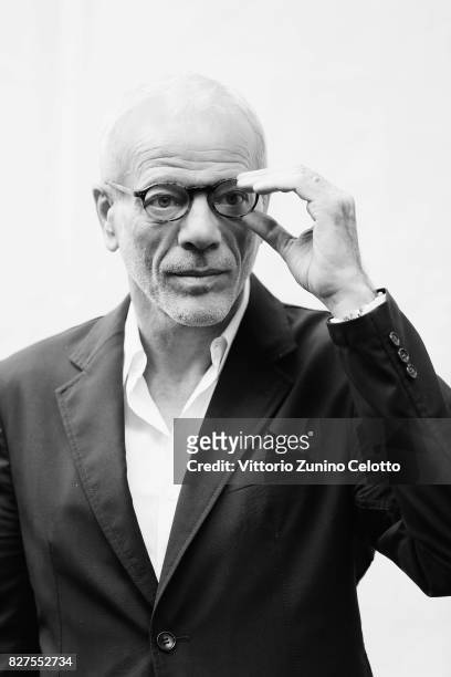 Pascal Greggory poses for a portrait during the 70th Locarno Film Festival on August 8, 2017 in Locarno, Switzerland.
