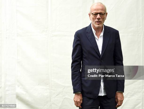 Actor Pascal Greggory poses during the 'Doigts' photocall at the 70th Locarno Film Festival on August 8, 2017 in Locarno, Switzerland.