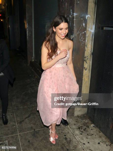 Grace Fulton is seen on August 07, 2017 in Los Angeles, California.