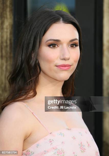 Grace Fulton attends the premiere of New Line Cinema's 'Annabelle: Creation' on August 07, 2017 in Los Angeles, California.