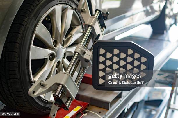 Balancing Alignment Square 170 Wheel Alignment And Balancing Stock Photos, High-Res Pictures, and ...
