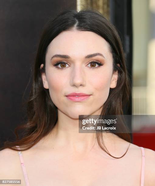 Grace Fulton attends the premiere of New Line Cinema's 'Annabelle: Creation' on August 07, 2017 in Los Angeles, California.