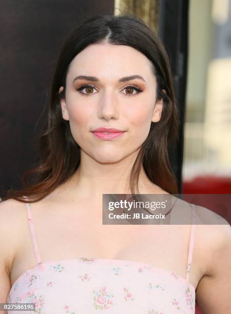 Grace Fulton attends the premiere of New Line Cinema's 'Annabelle: Creation' on August 07, 2017 in Los Angeles, California.