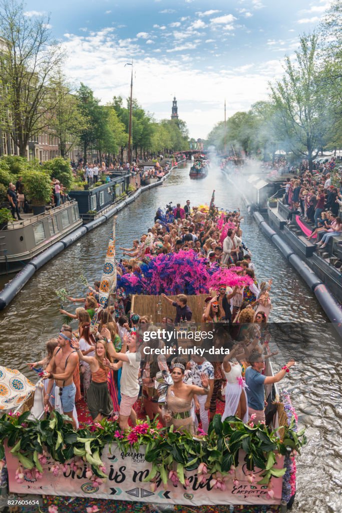 Kanal-Parade Gay Pride Amsterdam