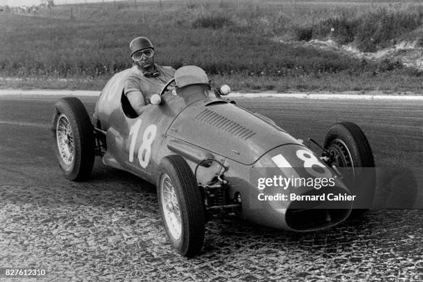Juan Manuel Fangio, Maserati A6GCM, Grand Prix of France, Reims, 05 July 1953.