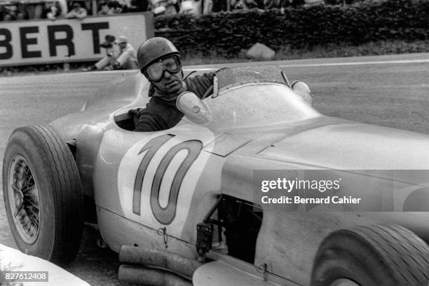 Juan Manuel Fangio, Mercedes W196, Grand Prix of Belgium, Spa Francorchamps, 05 June 1955.