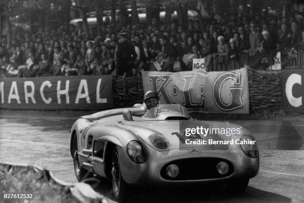 Juan Manuel Fangio, Mercedes-Benz 300 SLR, 24 Hours of Le Mans, Le Mans, 12 June 1955.