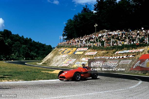 Juan Manuel Fangio, Maserati 250F, Grand Prix of France, Rouen-Les-Essarts, 07 July 1957.
