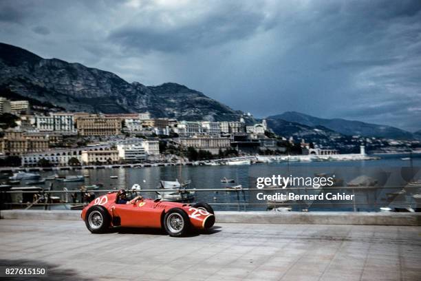 Juan Manuel Fangio, Ferrari D50, Grand Prix of Monaco, Monaco, 13 May 1956.