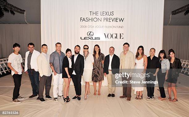 Alejandro Ingelmo, Richard Chai, Juan Carlos Obando, Alexander Wang, Christina Hutson, Swaim Hutson, Lisa Love, Sally Singer, Albertus Swanepoel,...