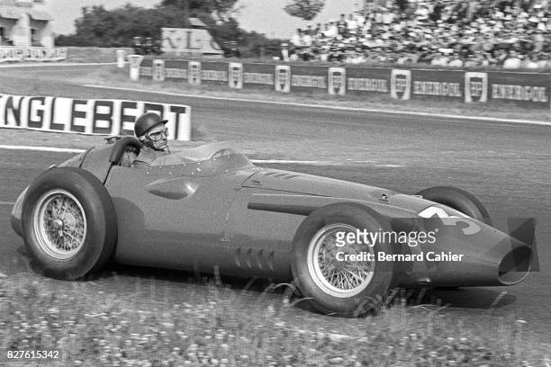 Juan Manuel Fangio, Maserati 250F, Grand Prix of France, Reims, 06 July 1958.