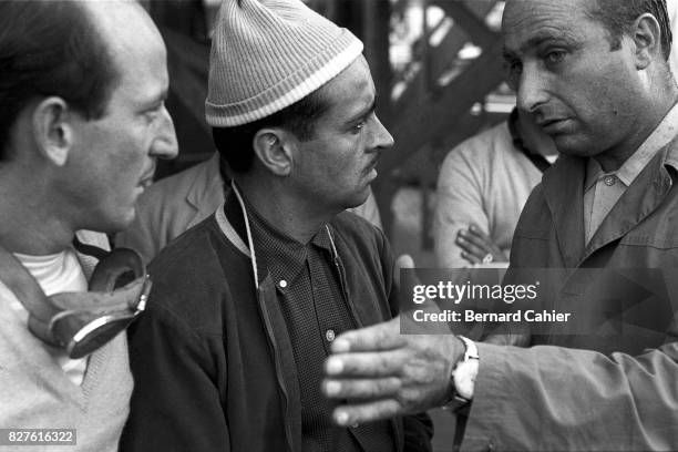 Juan Manuel Fangio, Maurice Trintignant, Roberto Mieres, Grand Prix of Cuba, La Havana, 23 February 1958.