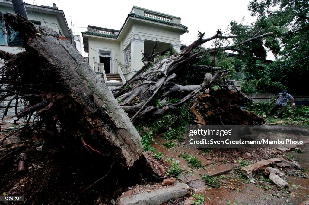 Hurricane Ike Moves Through The Caribbean Towards The US