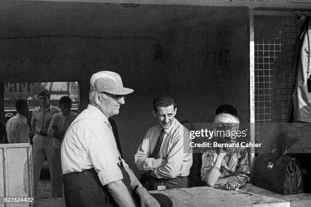 Enzo Ferrari, Grand Prix of Italy, Monza, 08 September 1957.