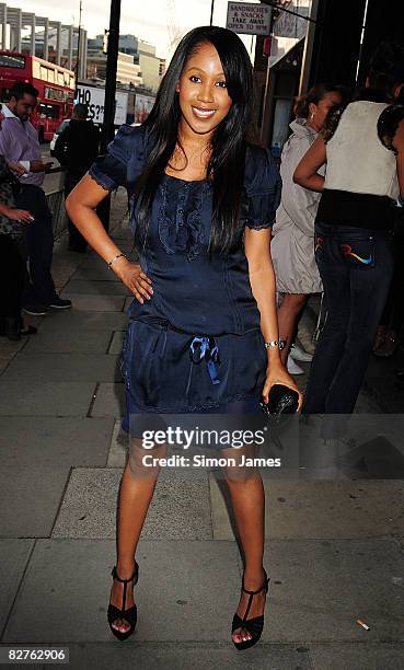 Maria Lawson attends the nominations launch of The MOBO Awards at Beach Blanket Babylon on September 10, 2008 in London, England.