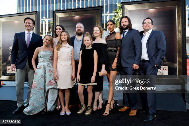 Producer Peter Safran, Actresses Talitha Bateman, Grace Fulton, Lou Lou Safran, Director, David F. Sandberg, Actresses LuLu Wilson, Miranda Otto,...