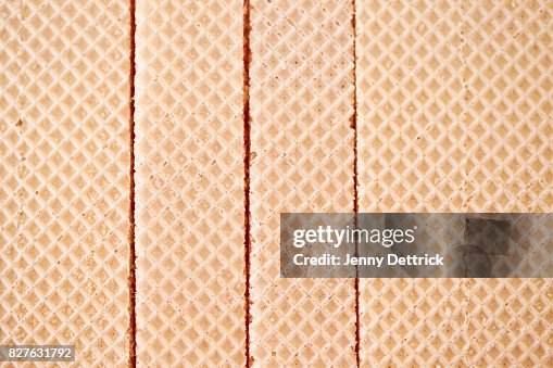 Close-up of wafer biscuits Close-up of wafer biscuits