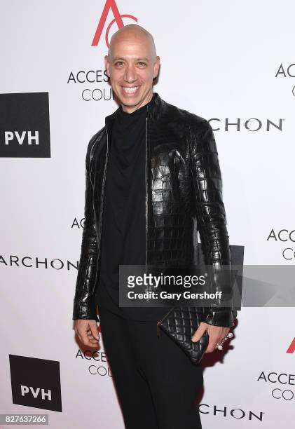 Personality and designer Robert Verdi attends the 21st Annual Ace Awards hosted by the Accessories Council at Cipriani 42nd Street on August 7, 2017...