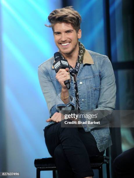 Joey Graceffa attends Build Presents Joey Graceffa discussing his hosting role In the YouTube Red Surreality Competition Series, "Escape The Night"...