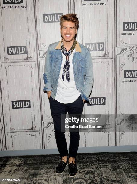 Joey Graceffa attends Build Presents Joey Graceffa discussing his hosting role In the YouTube Red Surreality Competition Series, "Escape The Night"...