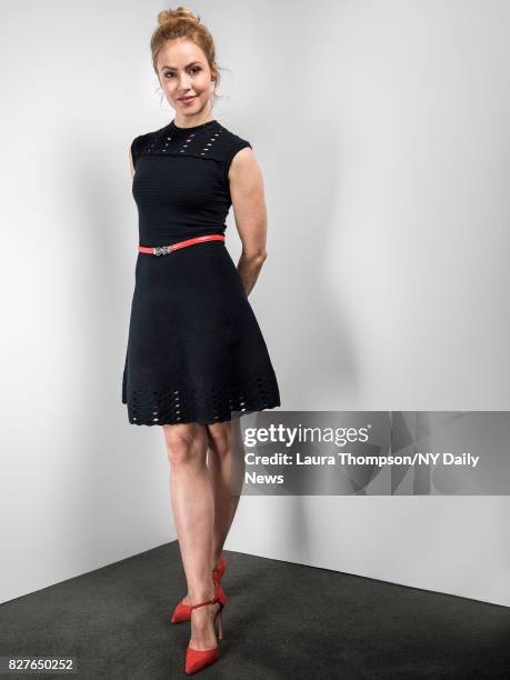 Actress Amanda Schull photographed for the NY Daily News on April 24 in New York City.