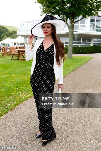 Stylish Racegoer, 'Ladies Day' at "Glorious Goodwood" - The Qatar Goodwood Festival at Goodwood Racecourse, August 3, 2017 in Chichester, England.
