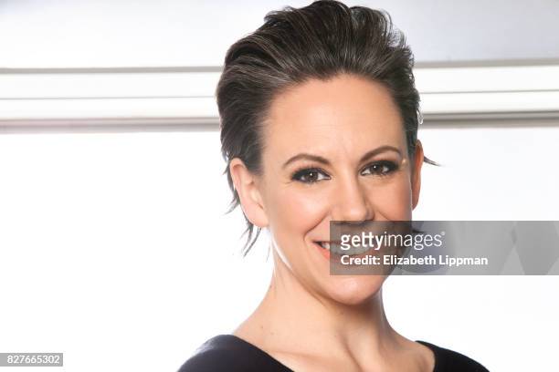 Director of Global news operations at Fusion, Hillary Frey is photographed for Ad Week on March 23, 2015 in New York City.