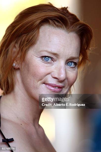 Actress Angela Featherstone arrives at "What Doesn't Kill You" premiere during the 2008 Toronto International Film Festival held at Ryerson Theatre...