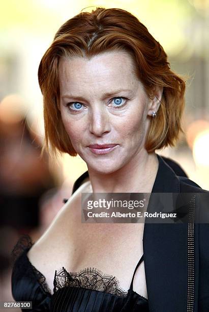 Actress Angela Featherstone arrives at "What Doesn't Kill You" premiere during the 2008 Toronto International Film Festival held at Ryerson Theatre...