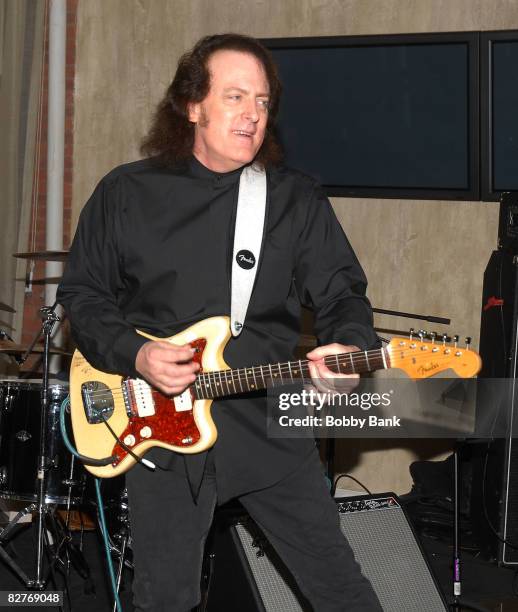 Tommy James performs at EMI Music Publishing on September 10, 2008 in New York City.