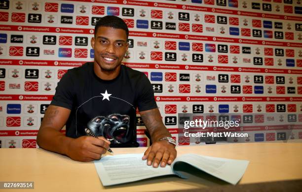 Southampton FC sign Mario Lemina from Juventus on a 5 year contract, pictured at the Staplewood Campus on August 8, 2017 in Southampton, England.