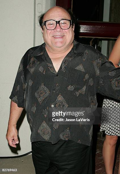 Actor Danny DeVito attends the "It's Always Sunny in Philadelphia" DVD release and premiere party at STK on September 10, 2008 in West Hollywood,...