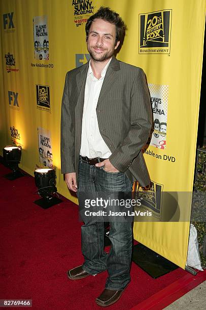 Actor Charlie Day attends the "It's Always Sunny in Philadelphia" DVD release and premiere party at STK on September 10, 2008 in West Hollywood,...