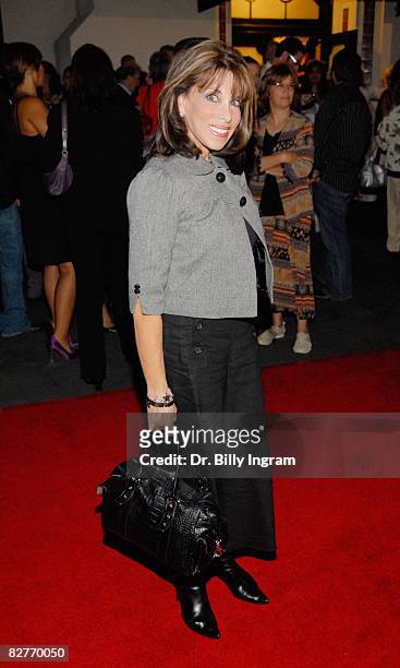 Actress Kate Linder arrives to attend the opening night of "A Bronx Tale", written by and starring Chazz Palminteri, recreating his tour de force...