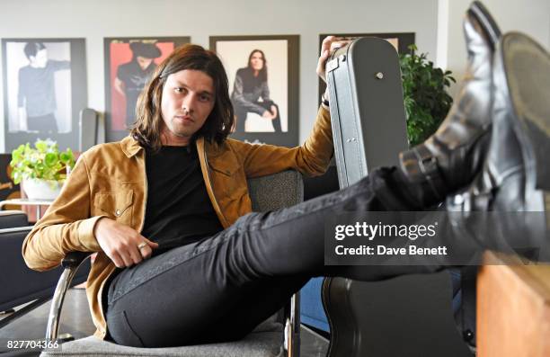 James Bay attends the launch of his new Topman collection at The Ace Hotel on August 8, 2017 in London, England.