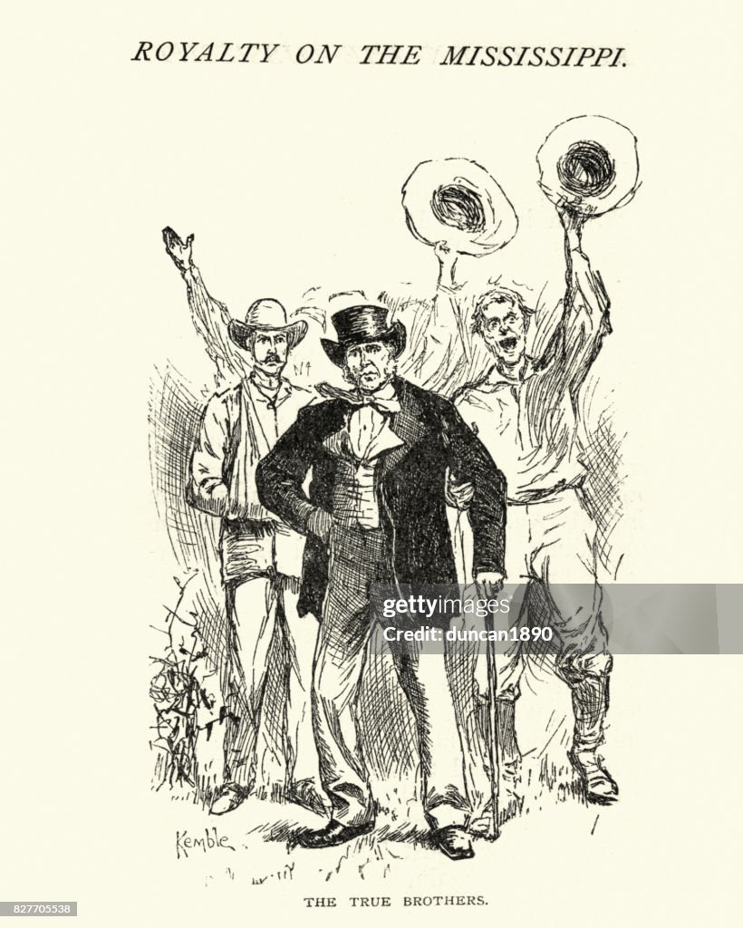 Adventures of Huckleberry Finn, Royalty on the Mississippi, True Brothers