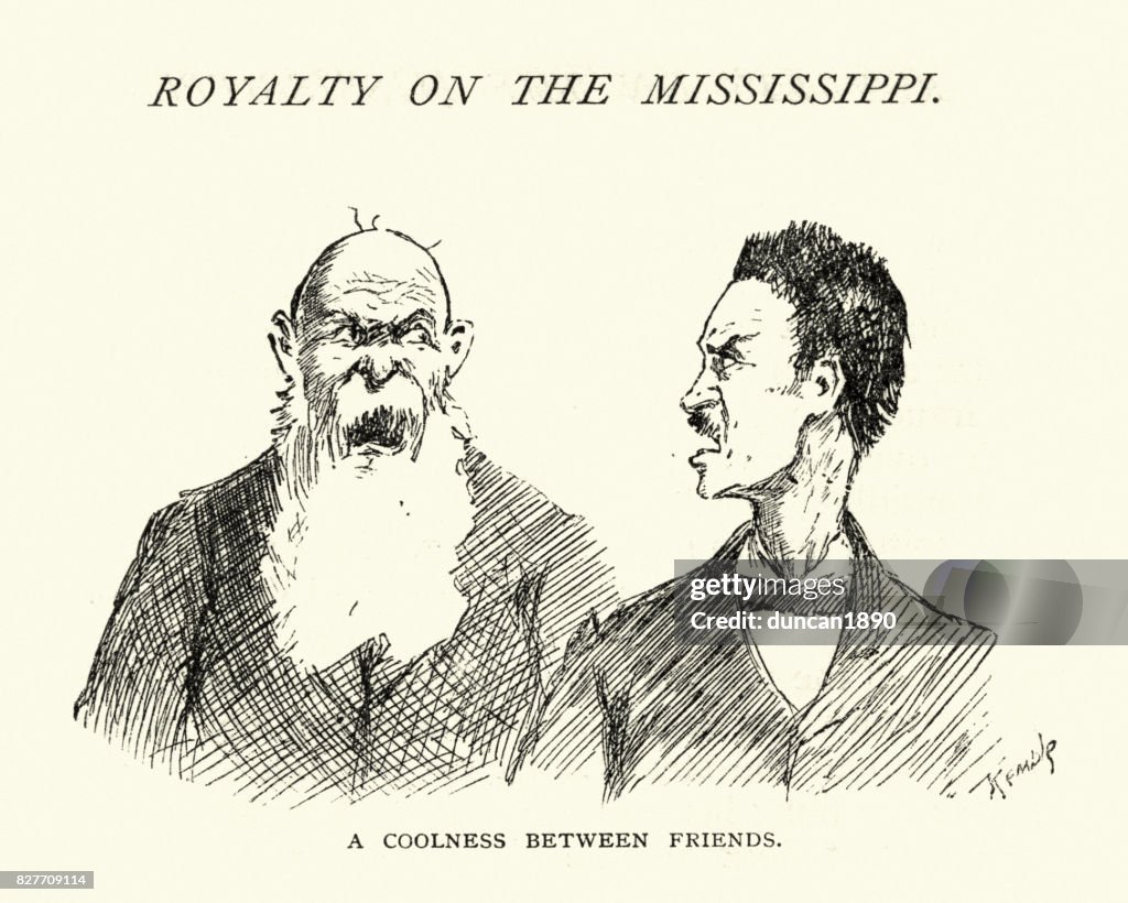 Adventures of Huckleberry Finn, A Coolness between friends