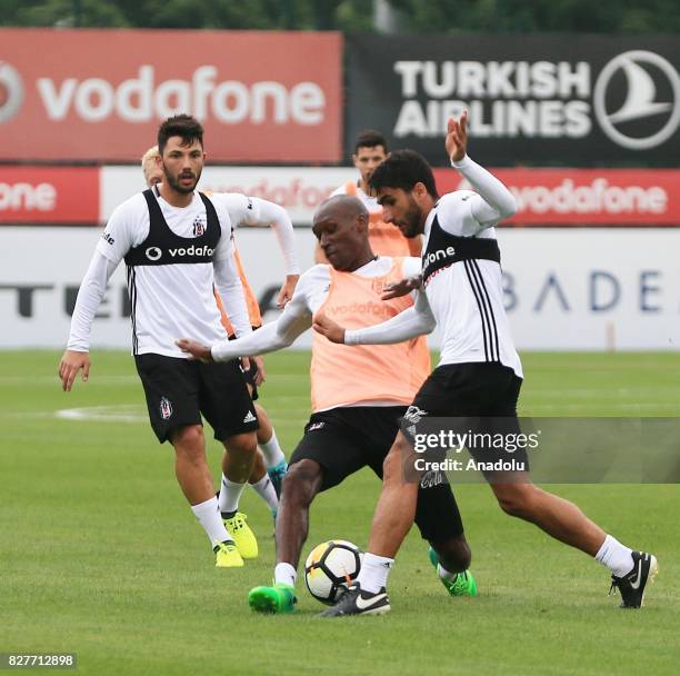 Babel of Besiktas attends a training session ahead of the Turkish Spor Toto Super Lig new season match between Besiktas and Antalyaspor at Nevzat...