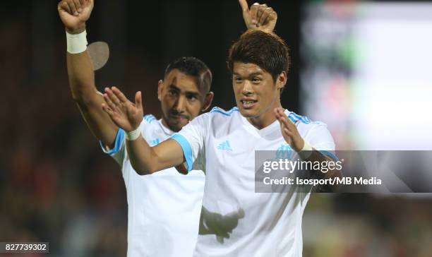 Ostend, Belgium / Uefa EL : Kv Oostende v Olympique de Marseille / "nHiroki SAKAI"nFootball Uefa Europa League 2017 - 2018 Third Qualifying round...