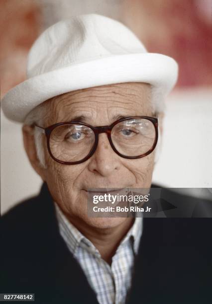 Show creator Norman Lear at home, February 27, 1984 in Los Angeles, California.