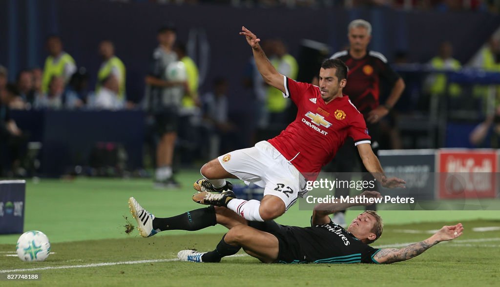 Real Madrid v Manchester United: UEFA Super Cup