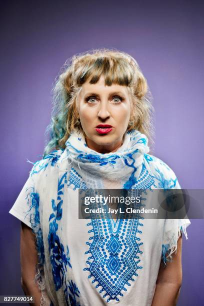 Actress Kimmy Robertson, from the television series, "Twin Peaks," is photographed in the L.A. Times photo studio at Comic-Con 2017, in San Diego, CA...