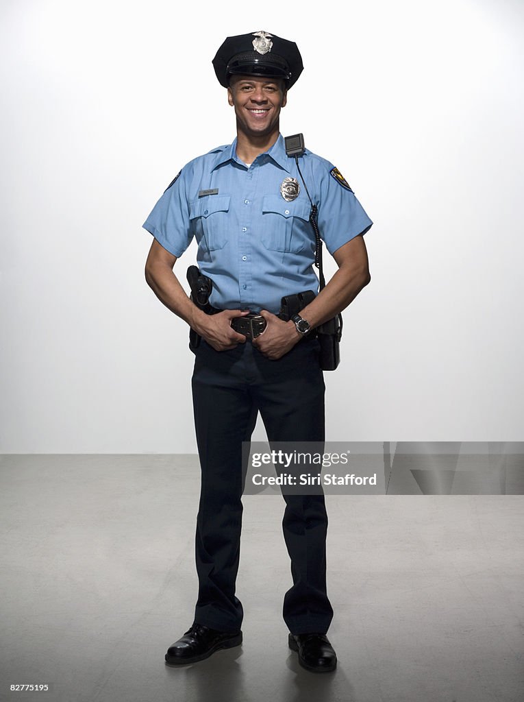 Portrait of law enforcement officer