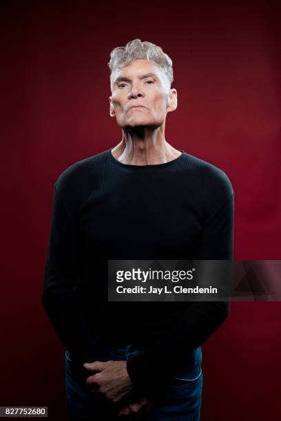 Actor Everett McGill, from the television series, "Twin Peaks," is photographed in the L.A. Times photo studio at Comic-Con 2017, in San Diego, CA on...