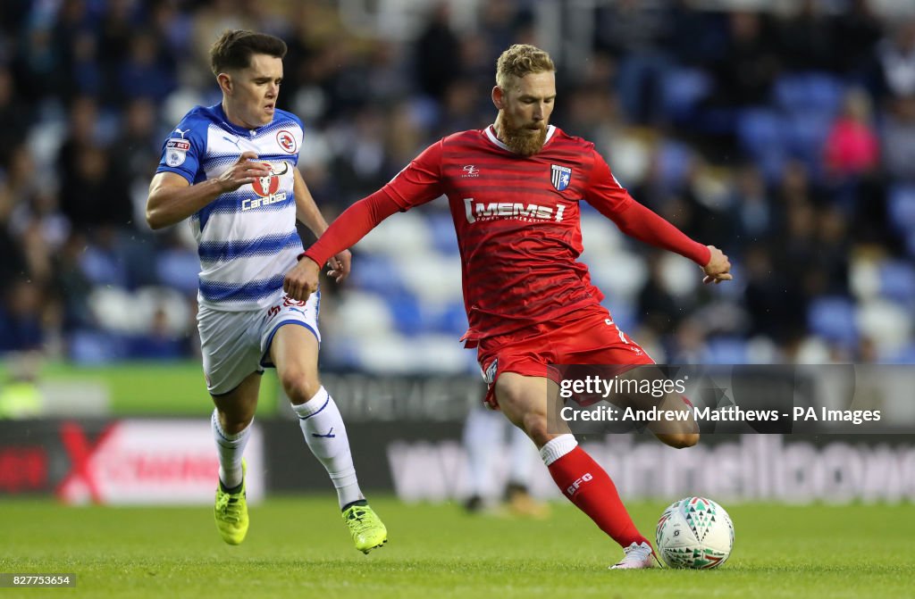 Reading v Gillingham - Carabao Cup - First Round - Madejski Stadium