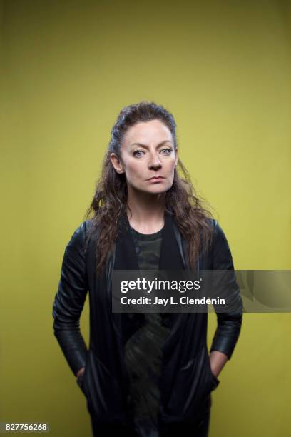 Actress Michelle Gomez, from the television series "Doctor Who," is photographed in the L.A. Times photo studio at Comic-Con 2017, in San Diego, CA...