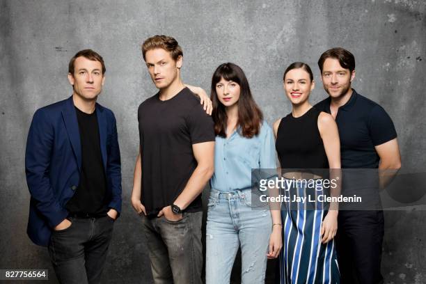 Cast of "Outlander" are photographed in the L.A. Times photo studio at Comic-Con 2017, in San Diego, CA on July 22, 2017. CREDIT MUST READ: Jay L....
